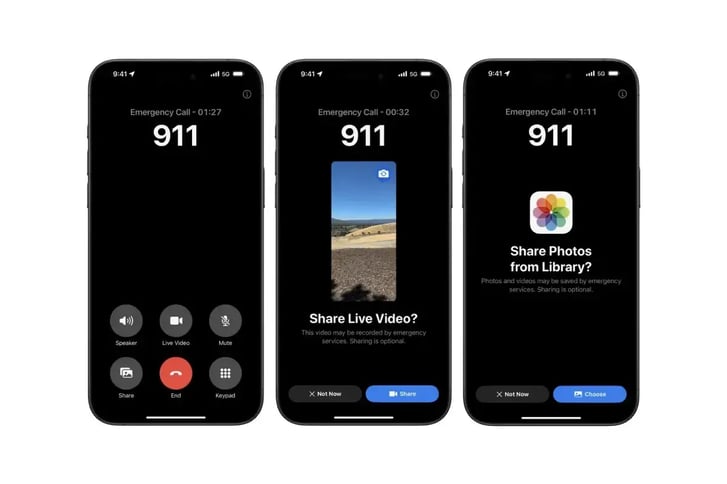 Apple Video 911 Call