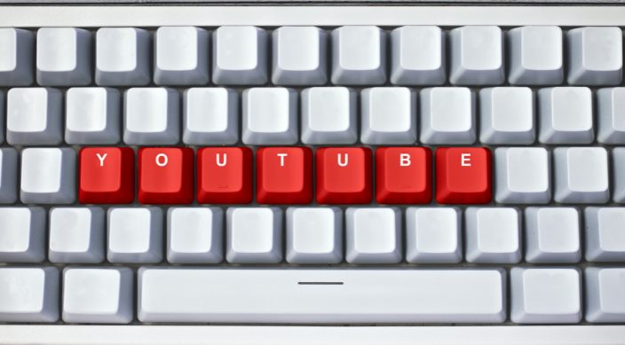 Youtube written in keyboard